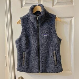 Patagonia Women’s Los Gatos full zipped high-piled fleece Vest size Large